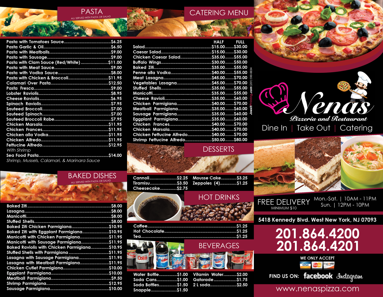 Photo of Nenas Pizzeria & Restaurant in West New York City, New Jersey, United States - 2 Picture of Restaurant, Food, Point of interest, Establishment