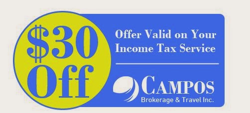 Photo of Campos Brokerage & Travel Inc in Brooklyn City, New York, United States - 2 Picture of Point of interest, Establishment, Finance, Accounting, Health, Insurance agency
