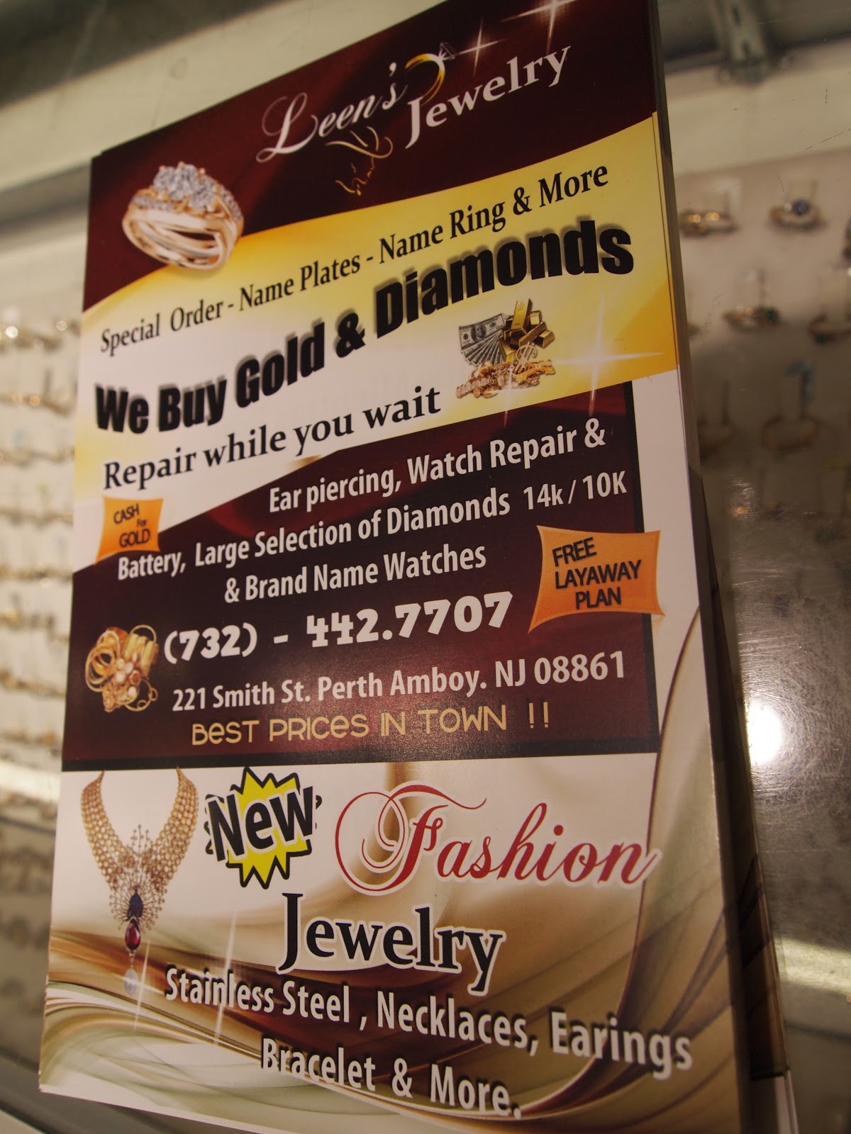 Photo of Leen's Jewelry in Perth Amboy City, New Jersey, United States - 8 Picture of Point of interest, Establishment, Store, Jewelry store