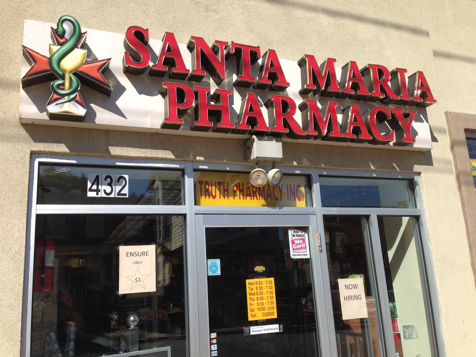 Photo of Santa Maria Pharmacy in Perth Amboy City, New Jersey, United States - 2 Picture of Point of interest, Establishment, Store, Health, Pharmacy