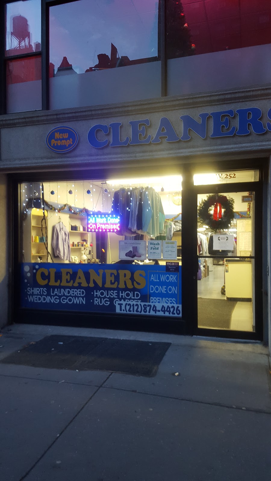 Photo of New Prompt Cleaners in New York City, New York, United States - 1 Picture of Point of interest, Establishment, Laundry