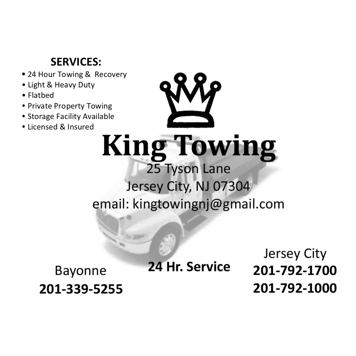 Photo of King Towing in Jersey City, New Jersey, United States - 2 Picture of Point of interest, Establishment, Moving company