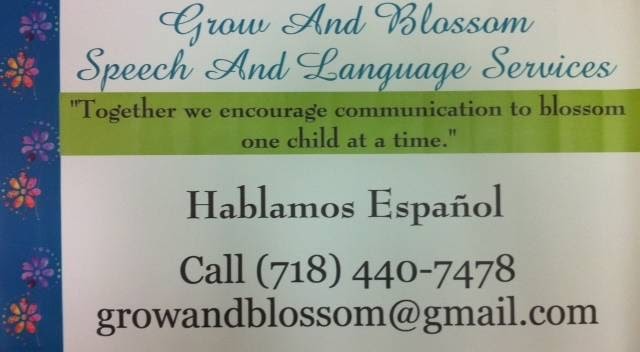 Photo of Grow and Blossom Speech and Language Services in Queens City, New York, United States - 3 Picture of Point of interest, Establishment, Health