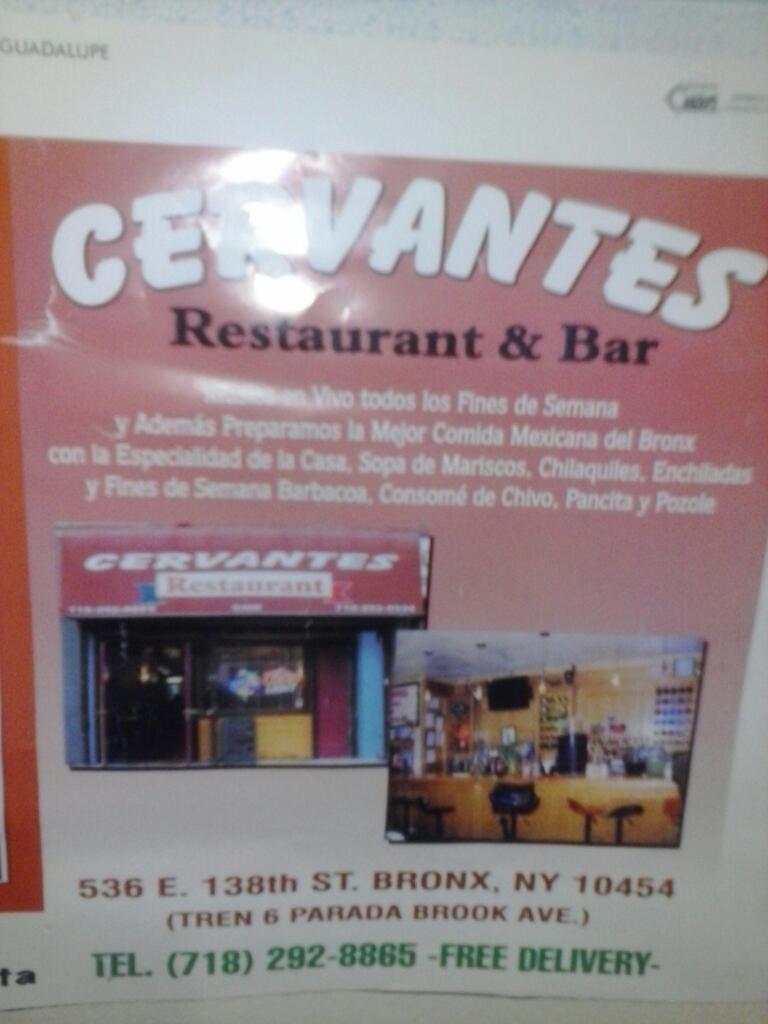 Photo of Cervantes Bar And Restaurant in Bronx City, New York, United States - 1 Picture of Restaurant, Food, Point of interest, Establishment