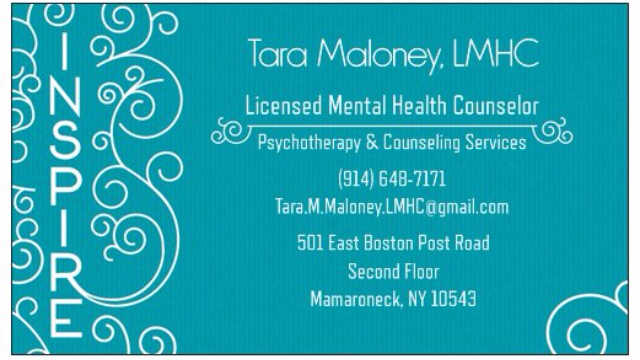 Photo of Tara Maloney, Licensed Mental Health Counselor in Mamaroneck City, New York, United States - 8 Picture of Point of interest, Establishment, Health