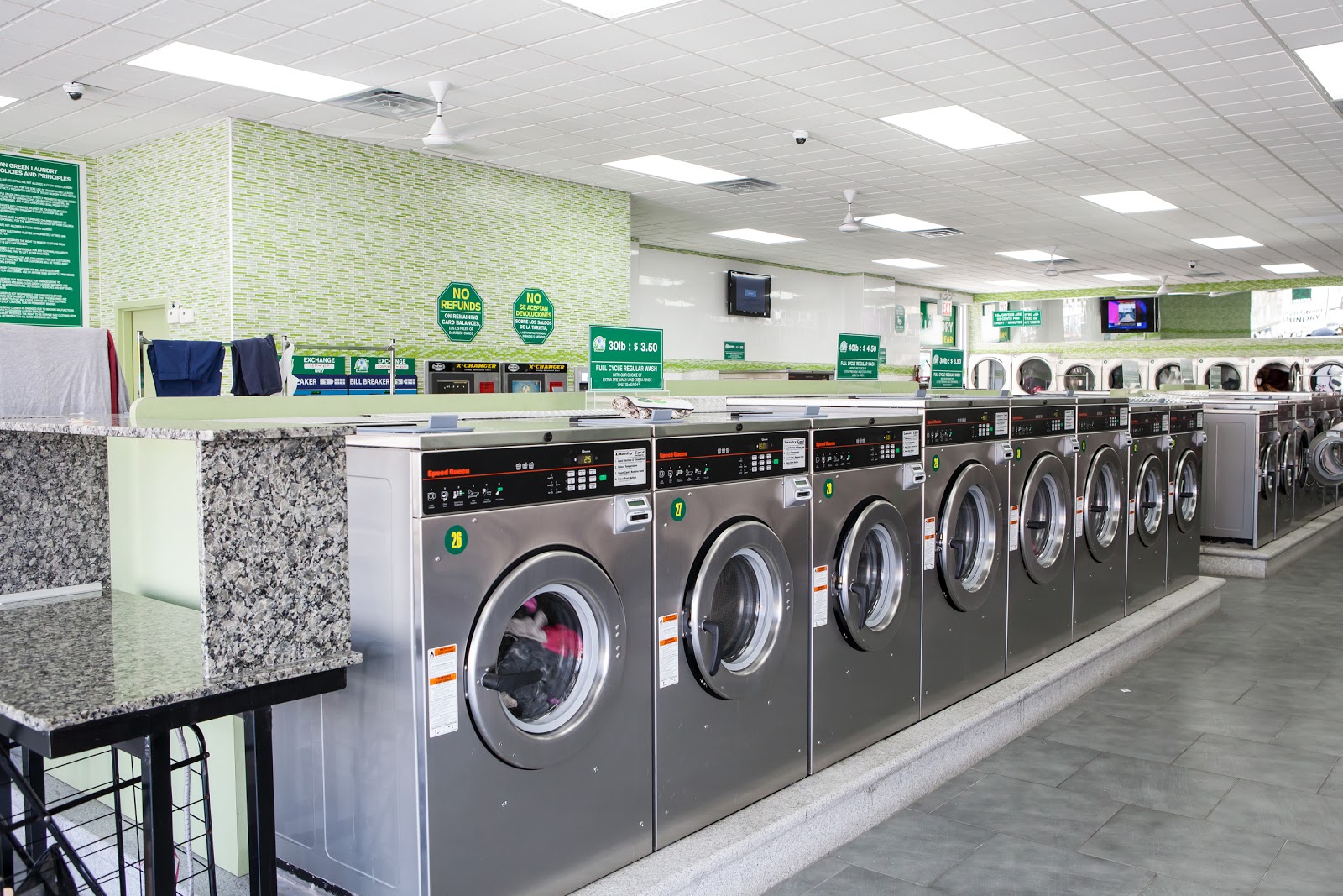 Photo of Clean Green Laundromat in New York City, New York, United States - 6 Picture of Point of interest, Establishment, Laundry