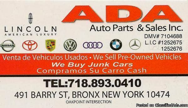 Photo of ADA AUTO PARTS & SALES INC. in Bronx City, New York, United States - 3 Picture of Point of interest, Establishment, Car dealer, Store, Car repair