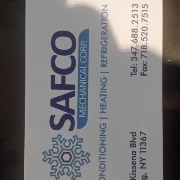 Photo of Safco Mechanical Corp in Flushing City, New York, United States - 1 Picture of Point of interest, Establishment, General contractor