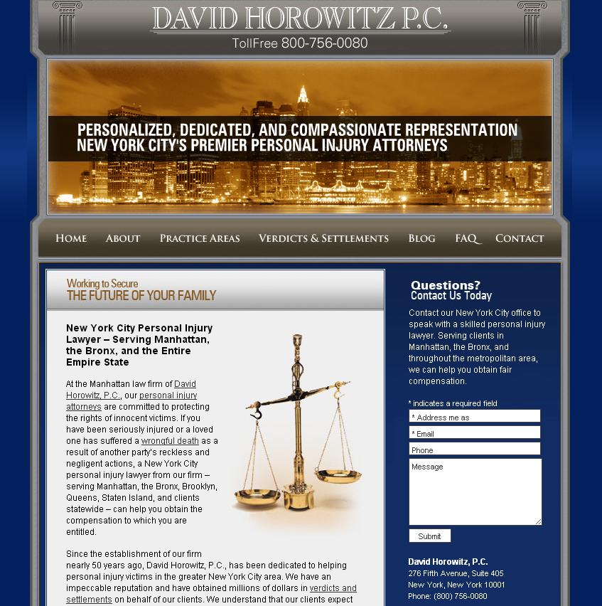 Photo of David Horowitz, PC in New York City, New York, United States - 1 Picture of Point of interest, Establishment, Lawyer