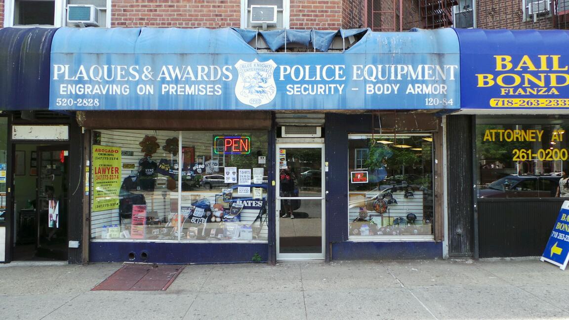 Photo of Blue Knight - Police Depot in Queens City, New York, United States - 1 Picture of Point of interest, Establishment, Store, Clothing store