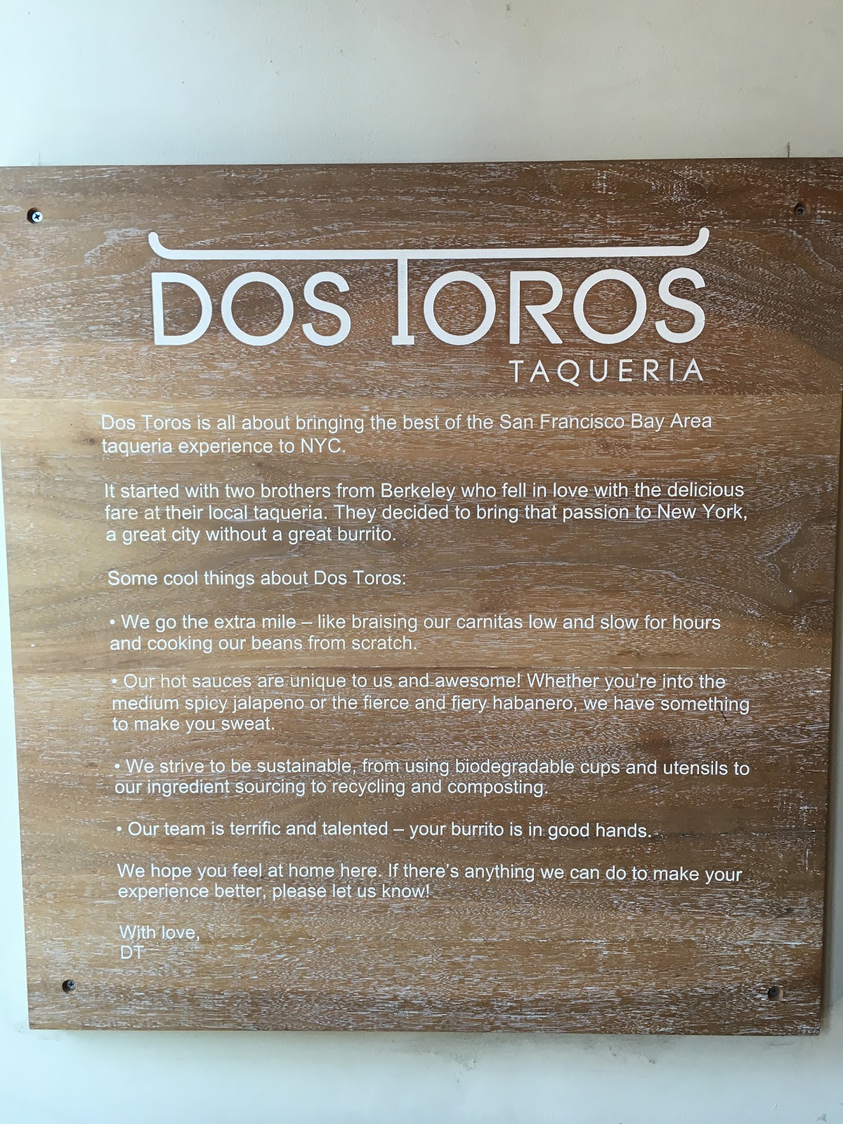 Photo of Dos Toros Taqueria in Kings County City, New York, United States - 5 Picture of Restaurant, Food, Point of interest, Establishment