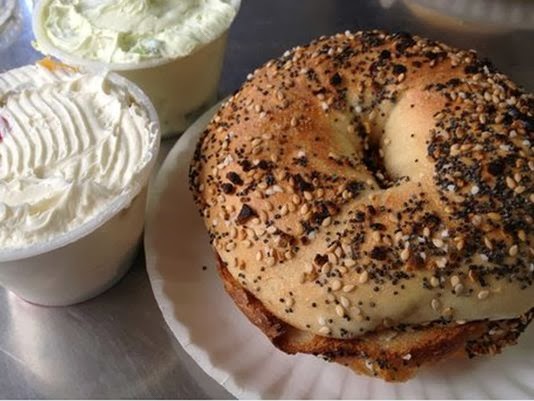 Photo of NY Jumbo Bagels in New York City, New York, United States - 3 Picture of Food, Point of interest, Establishment, Store, Bakery