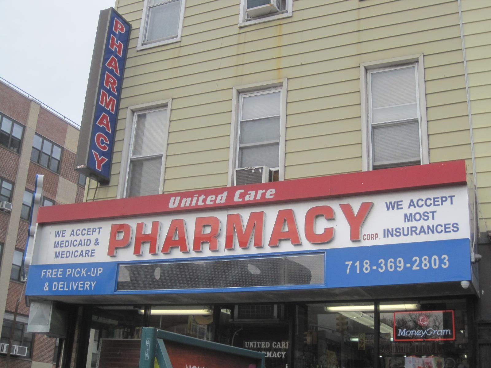 Photo of United Care Pharmacy Corporation in Kings County City, New York, United States - 1 Picture of Point of interest, Establishment, Store, Health, Pharmacy