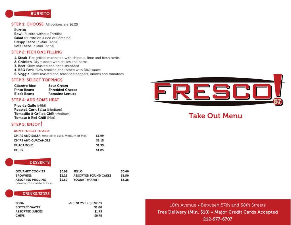 Photo of Fresco 57 in New York City, New York, United States - 2 Picture of Restaurant, Food, Point of interest, Establishment, Meal takeaway