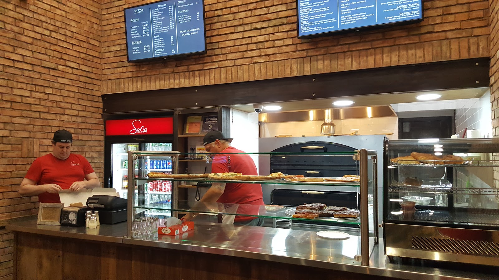 Photo of Sofia Pizza Shoppe in New York City, New York, United States - 2 Picture of Restaurant, Food, Point of interest, Establishment, Meal takeaway, Meal delivery