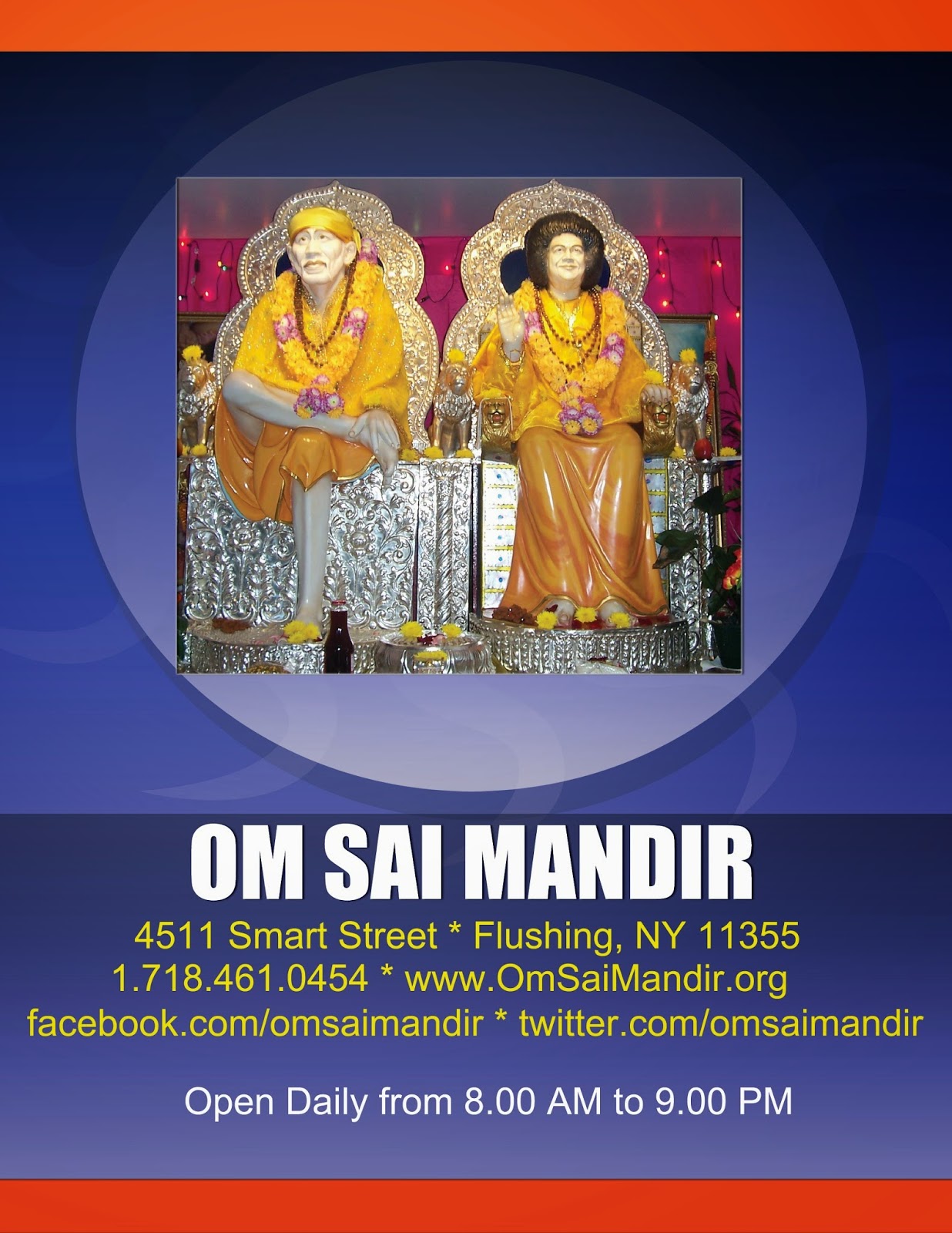 Photo of Om Sai Mandir - Shirdi Sai Baba and Sathya Sai Baba's Temple, Flushing, NY in Flushing City, New York, United States - 7 Picture of Point of interest, Establishment, Place of worship, Hindu temple