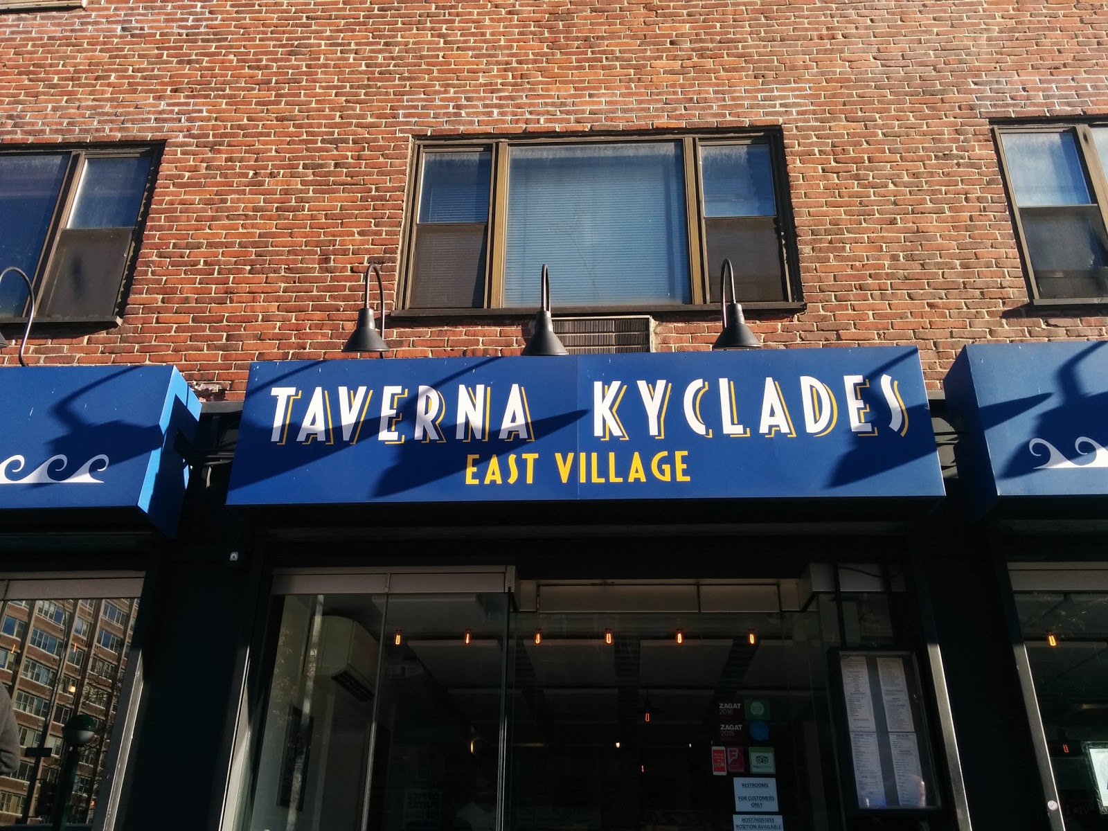 Photo of Taverna Kyclades East Village in New York City, New York, United States - 4 Picture of Restaurant, Food, Point of interest, Establishment, Bar