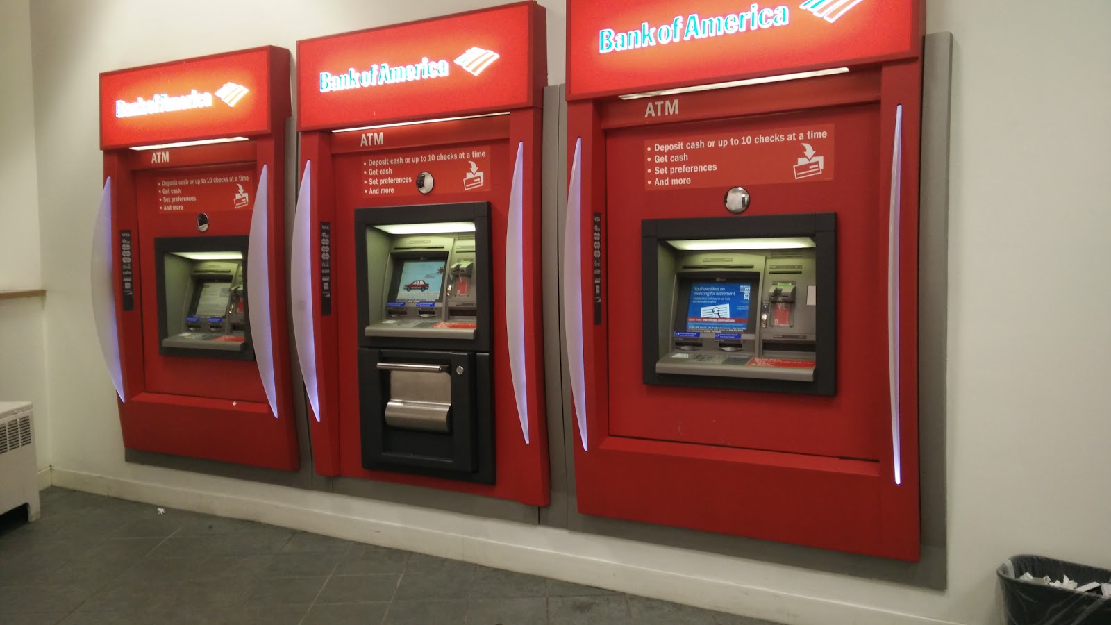 Photo of ATM (Bank of America) in Kings County City, New York, United States - 1 Picture of Point of interest, Establishment, Finance, Atm