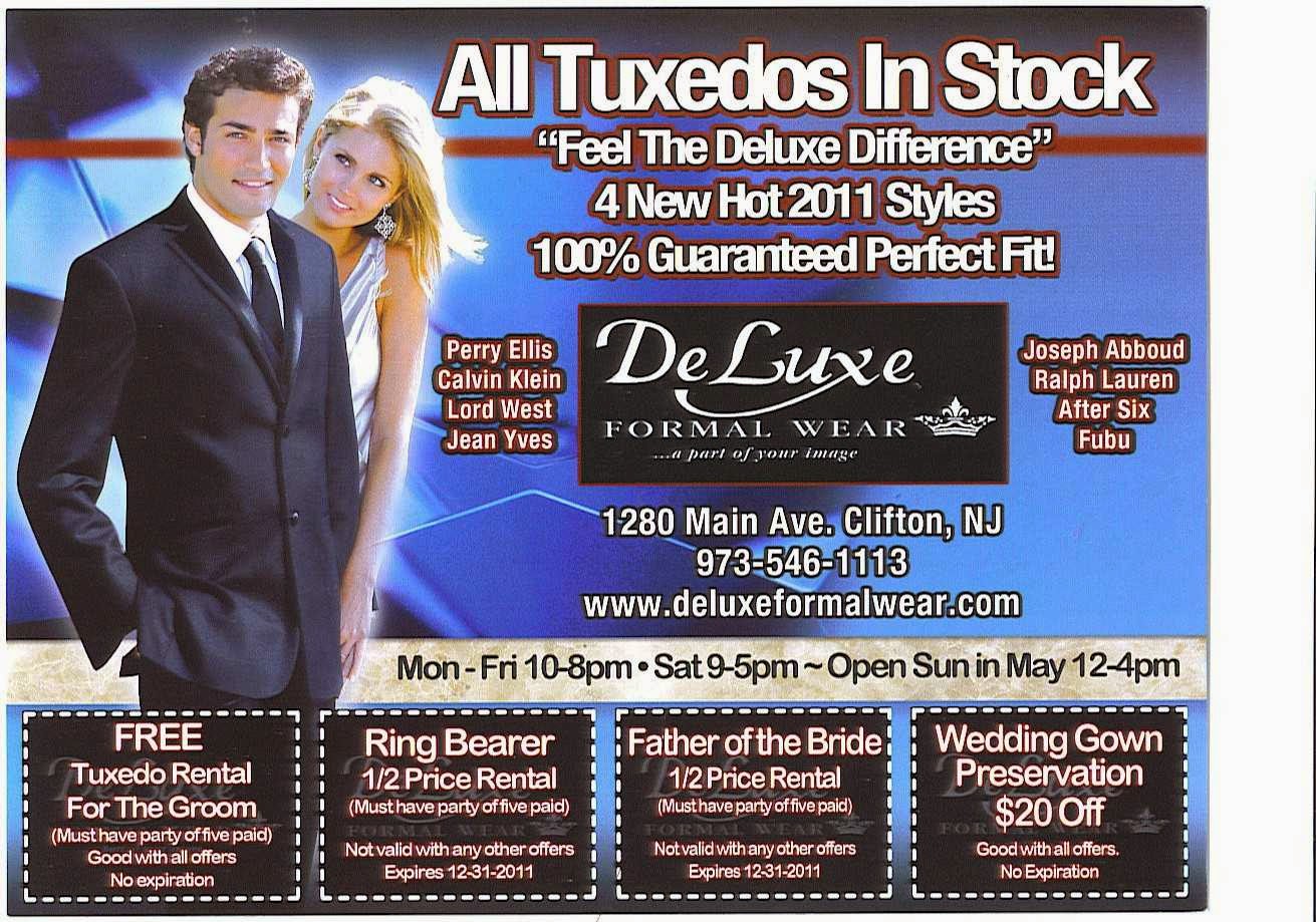 Photo of Deluxe Formal Wear in Clifton City, New Jersey, United States - 1 Picture of Point of interest, Establishment, Store, Clothing store