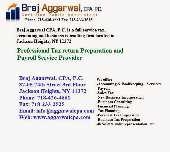Photo of Braj Aggarwal, CPA P.C. in Queens City, New York, United States - 3 Picture of Point of interest, Establishment, Finance, Accounting
