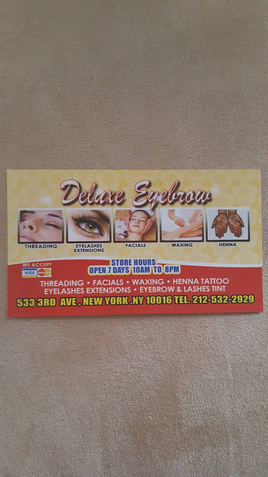 Photo of Deluxe Eyebrows in New York City, New York, United States - 1 Picture of Point of interest, Establishment, Beauty salon