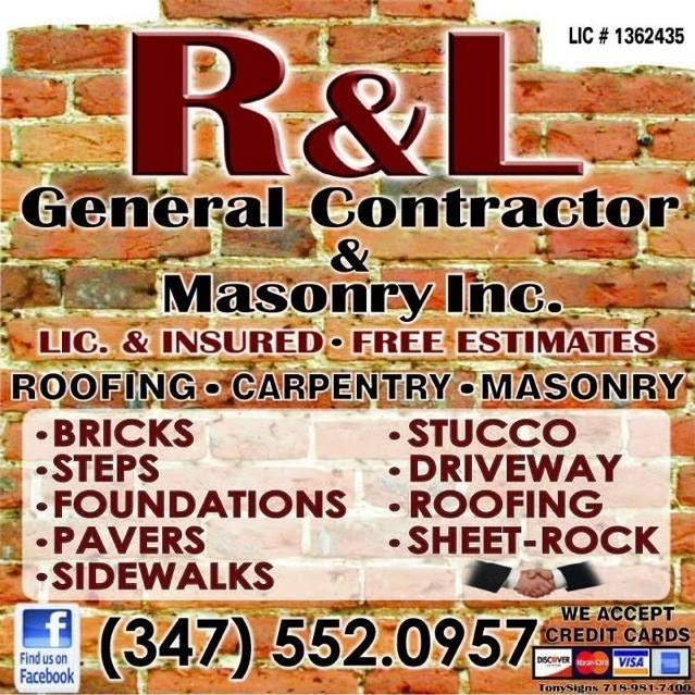 Photo of R&L General Contractors & Masonry in Staten Island City, New York, United States - 6 Picture of Point of interest, Establishment, Store, Home goods store, General contractor, Roofing contractor