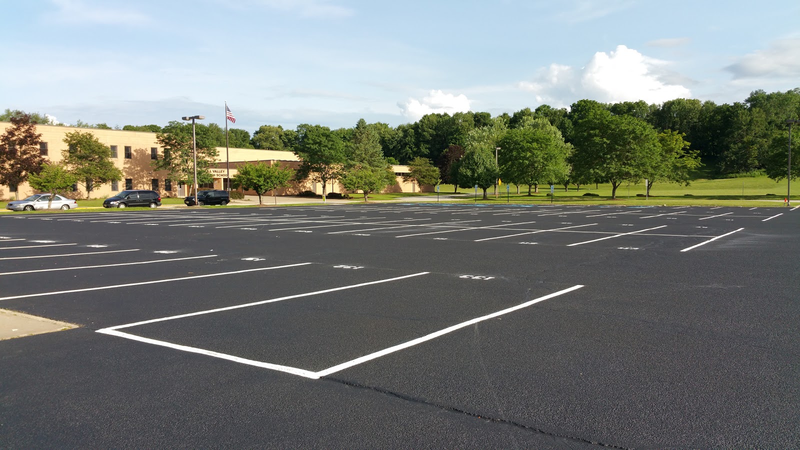 Photo of AT Line Striping LLC in Elmwood Park City, New Jersey, United States - 2 Picture of Point of interest, Establishment, General contractor, Parking