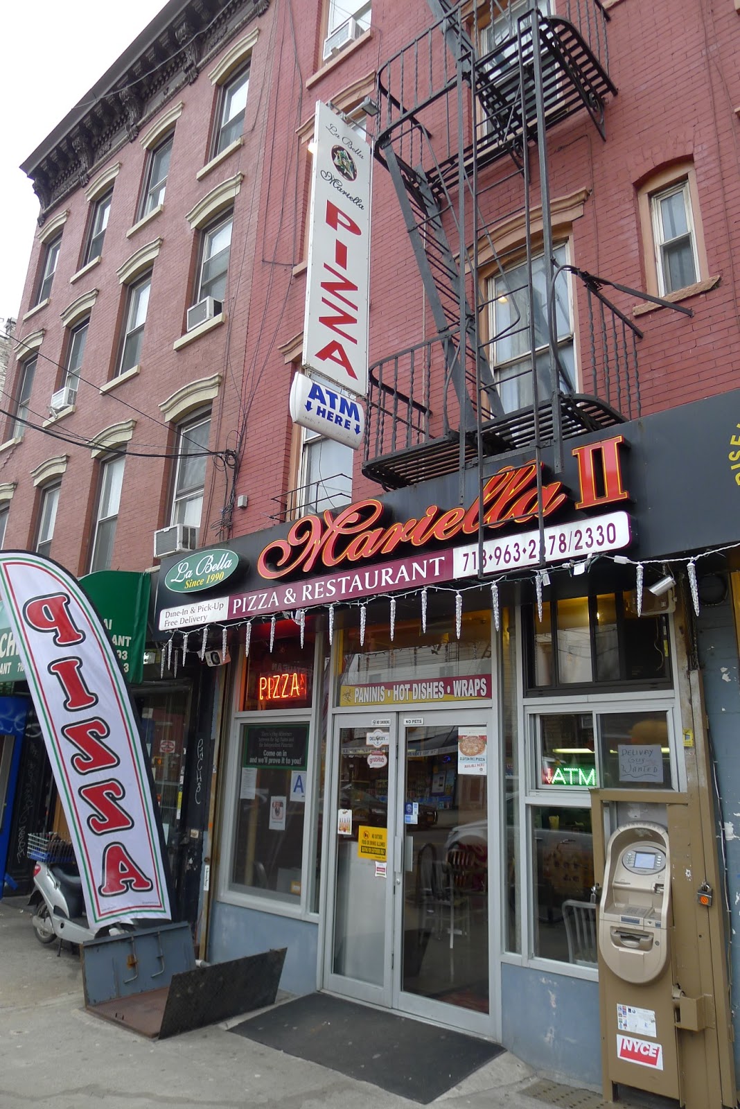 Photo of La Bella Mariella Pizza II in Brooklyn City, New York, United States - 1 Picture of Restaurant, Food, Point of interest, Establishment, Meal takeaway, Meal delivery