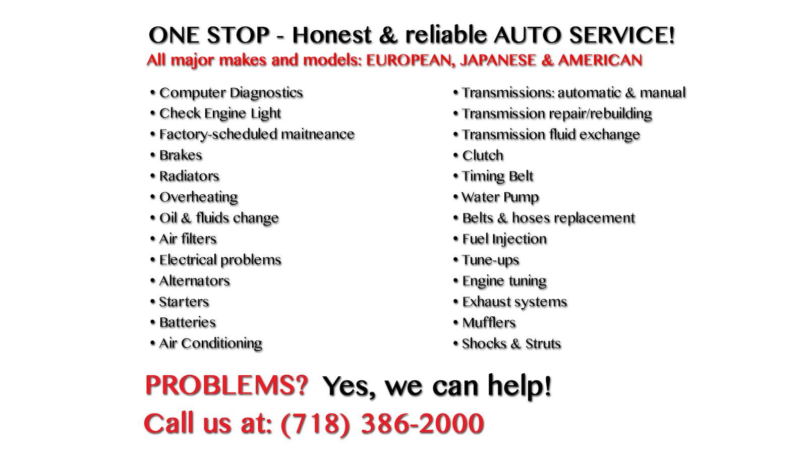 Photo of One Stop Transmission Inc. in Queens City, New York, United States - 3 Picture of Point of interest, Establishment, Car repair