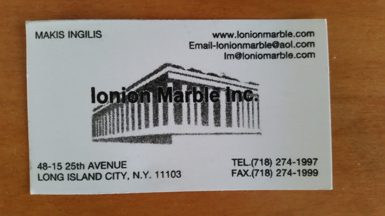 Photo of Ionion Marble Inc. in Queens City, New York, United States - 1 Picture of Point of interest, Establishment