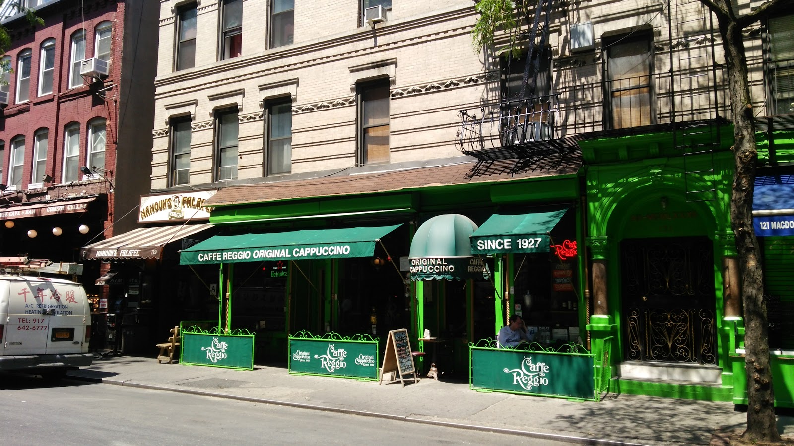 Photo of Caffe Reggio in New York City, New York, United States - 2 Picture of Restaurant, Food, Point of interest, Establishment, Cafe, Bar