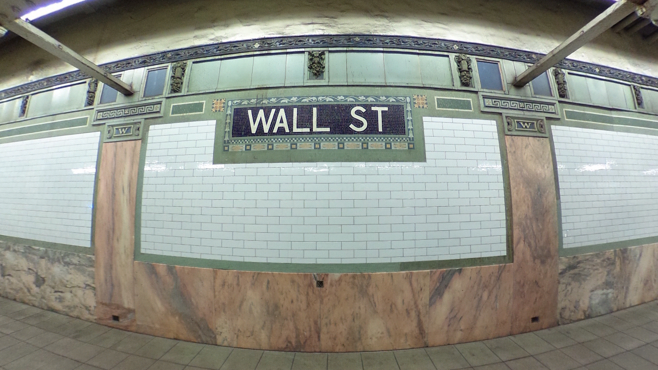 Photo of Wall St in New York City, New York, United States - 6 Picture of Point of interest, Establishment, Transit station, Subway station