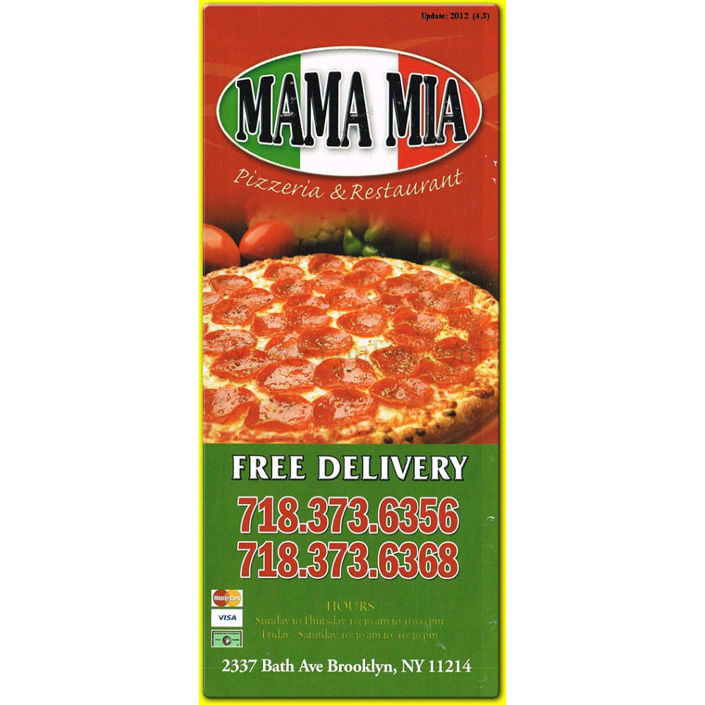 Photo of Mama Mia Pizza in Brooklyn City, New York, United States - 7 Picture of Restaurant, Food, Point of interest, Establishment, Meal takeaway, Meal delivery