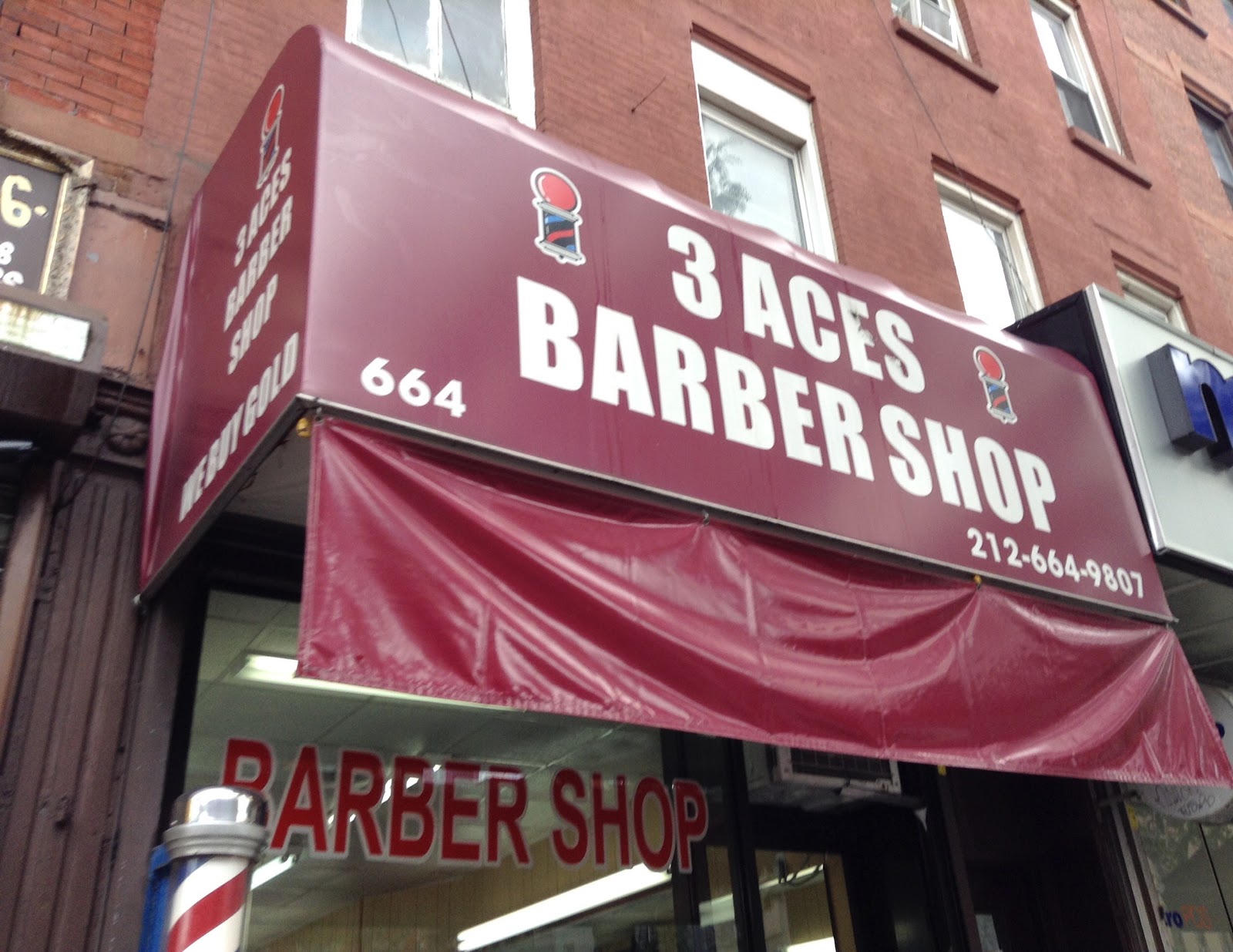Photo of 3 Aces Barber Shop in New York City, New York, United States - 1 Picture of Point of interest, Establishment, Health, Hair care