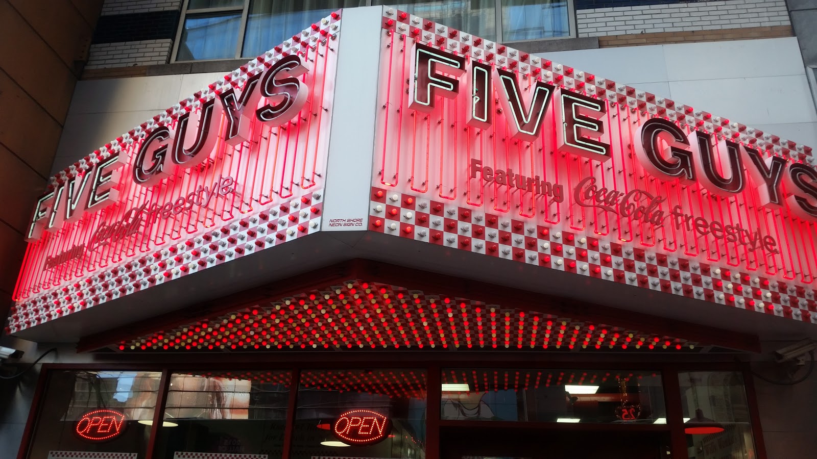 Photo of Five Guys Burgers and Fries in New York City, New York, United States - 2 Picture of Restaurant, Food, Point of interest, Establishment, Meal takeaway