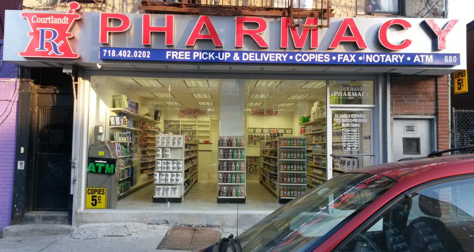 Photo of Courtlandt Pharmacy in Bronx City, New York, United States - 1 Picture of Point of interest, Establishment, Store, Health, Pharmacy