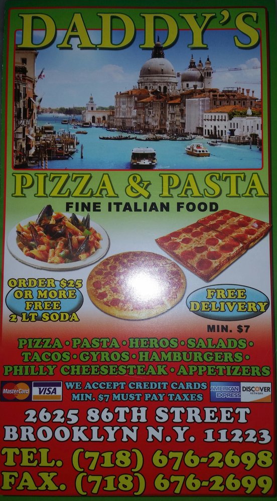 Photo of daddy's pizza & pasta in Brooklyn City, New York, United States - 5 Picture of Restaurant, Food, Point of interest, Establishment, Meal takeaway, Meal delivery