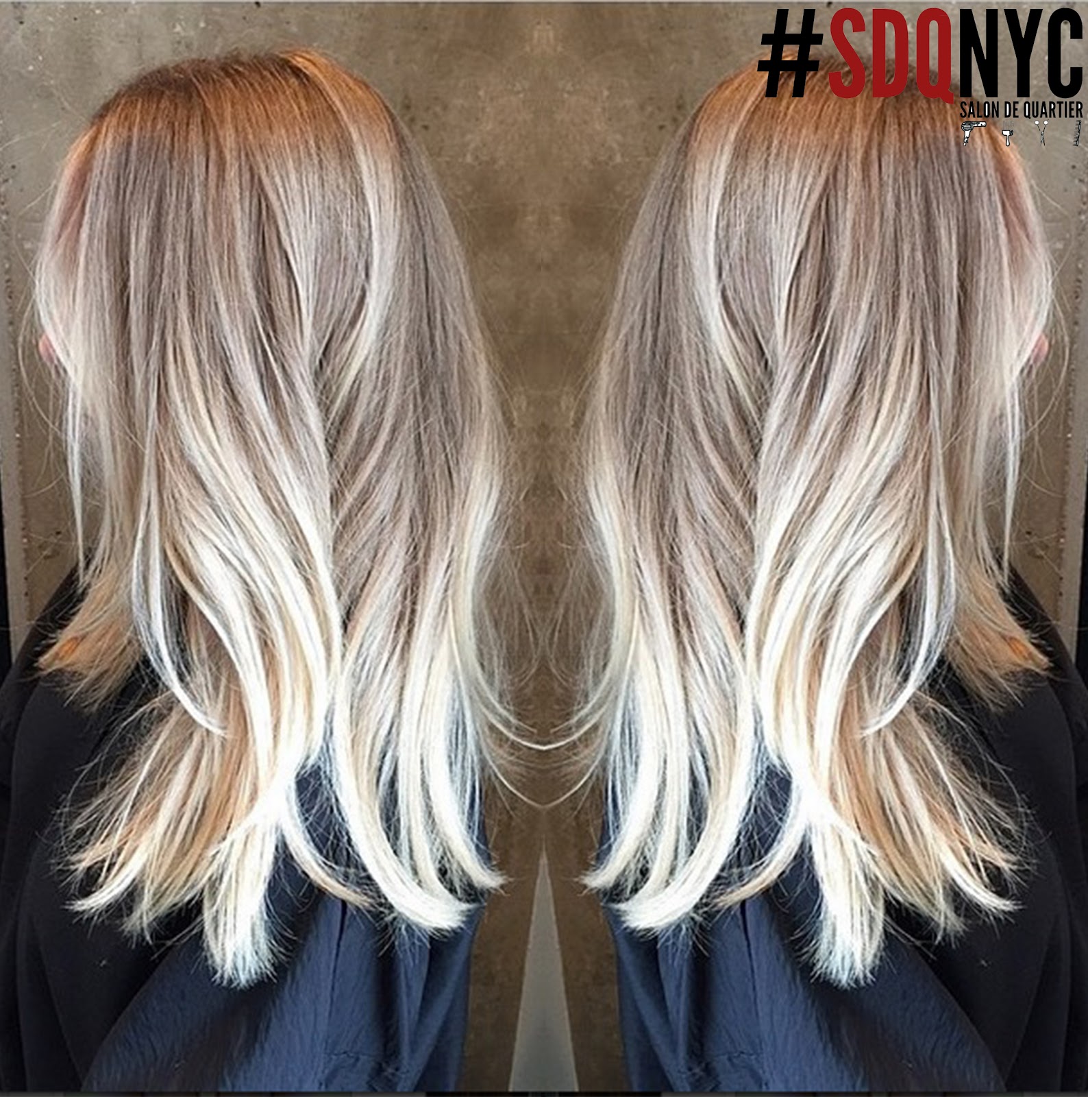 Photo of Salon De Quartier New York Hair Salon -SDQNYC Ombre balayage inoa Hairstyles in Brooklyn sandy hair in Brooklyn City, New York, United States - 4 Picture of Point of interest, Establishment, Store, Health, Clothing store, Beauty salon, Hair care
