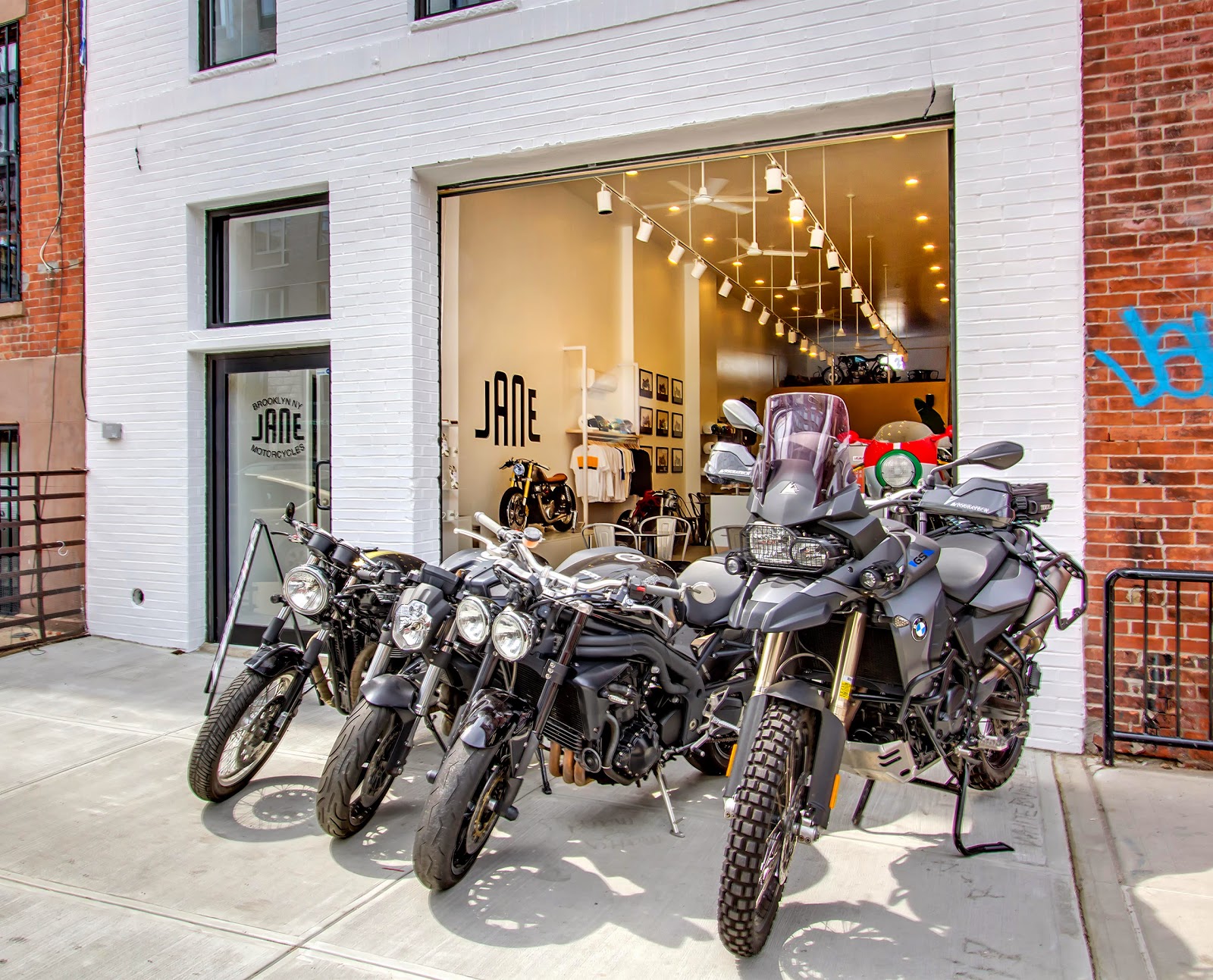 Photo of JANE Motorcycles in Brooklyn City, New York, United States - 2 Picture of Food, Point of interest, Establishment, Store, Cafe, Clothing store, Book store