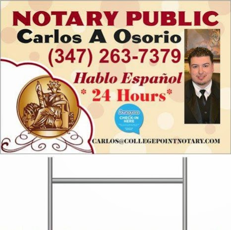 Photo of Carlos Osorio Mobile Notary in Bayside City, New York, United States - 1 Picture of Point of interest, Establishment, Real estate agency