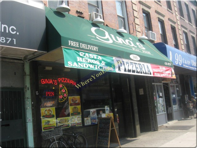 Photo of Gina`s Pizza in Kings County City, New York, United States - 2 Picture of Restaurant, Food, Point of interest, Establishment, Meal takeaway, Meal delivery