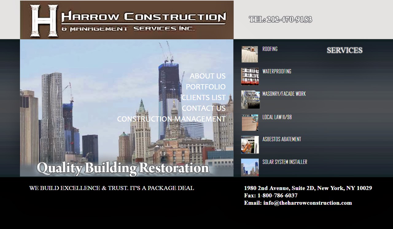 Photo of HARROW CONSTRUCTION & MANAGEMENT SERVICES INC. in New York City, New York, United States - 3 Picture of Point of interest, Establishment, Store, Home goods store, General contractor, Roofing contractor