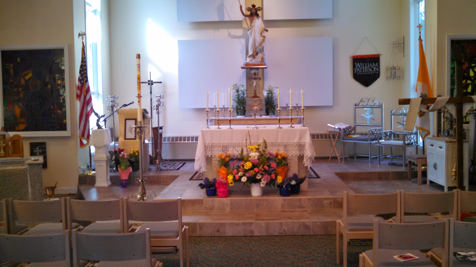 Photo of Jesus Christ, Prince of Peace Chapel and Catholic Campus Ministry Center at WPU in Haledon City, New Jersey, United States - 6 Picture of Point of interest, Establishment, Church, Place of worship