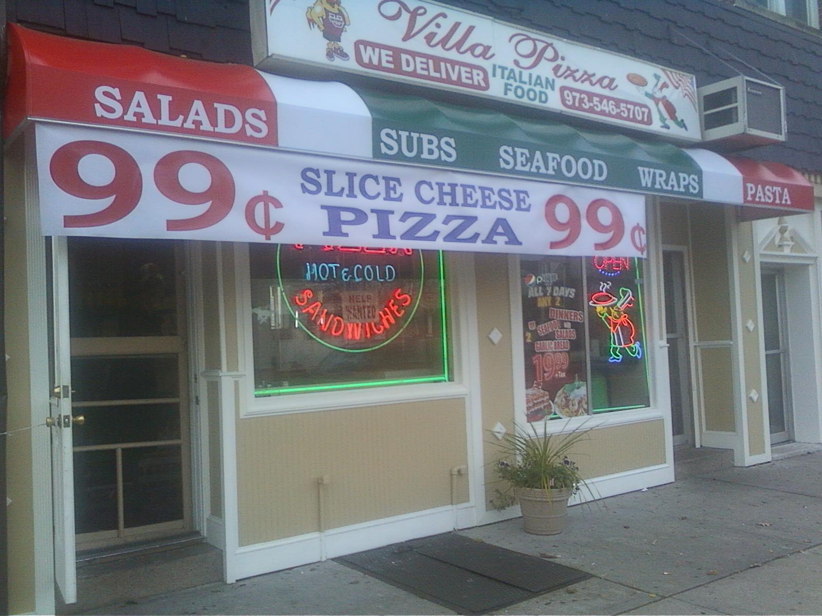 Photo of Villa Pizza in Clifton City, New Jersey, United States - 5 Picture of Restaurant, Food, Point of interest, Establishment, Meal takeaway, Meal delivery