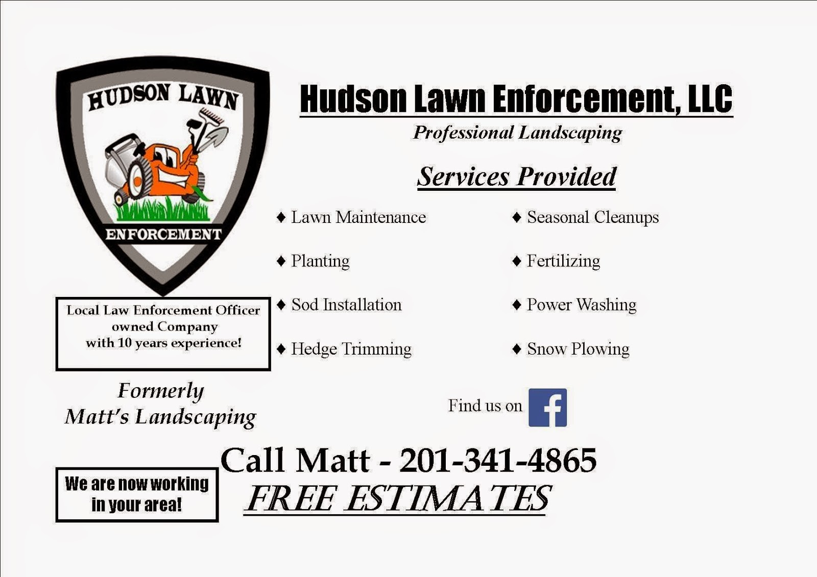 Photo of Hudson Lawn Enforcement in Bayonne City, New Jersey, United States - 5 Picture of Point of interest, Establishment, General contractor