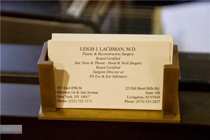 Photo of Dr. Leigh J. Lachman, MD in New York City, New York, United States - 4 Picture of Point of interest, Establishment, Health, Doctor