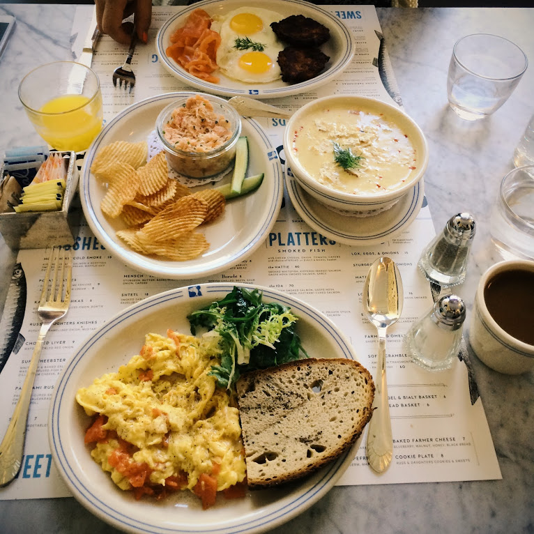 Photo of Russ & Daughters in New York City, New York, United States - 2 Picture of Restaurant, Food, Point of interest, Establishment, Store, Grocery or supermarket, Bakery