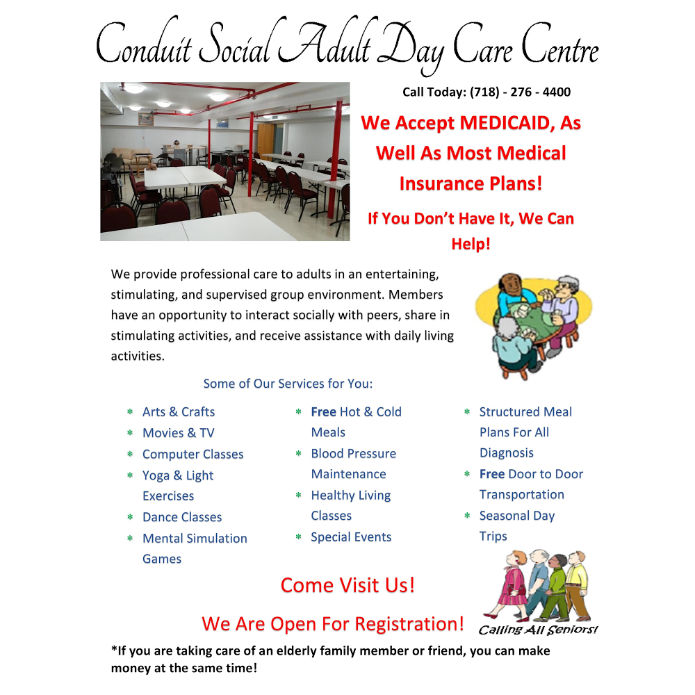 Photo of Conduit Social Adult Day Care Centre in Queens City, New York, United States - 4 Picture of Point of interest, Establishment