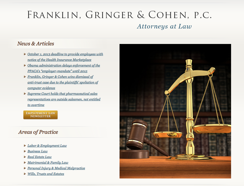 Photo of Franklin, Gringer & Cohen, P.C. in Garden City, New York, United States - 1 Picture of Point of interest, Establishment, Lawyer