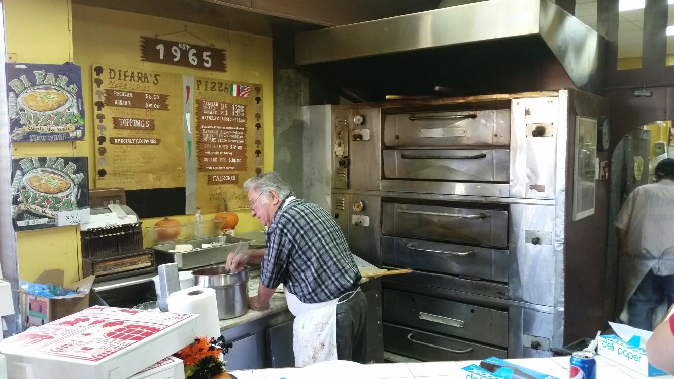 Photo of Di Fara Pizza in Brooklyn City, New York, United States - 3 Picture of Restaurant, Food, Point of interest, Establishment, Meal takeaway